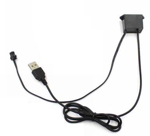 送料無料! 無機ELチューブ用5VUSBインバーター ELワイヤー用USB電源