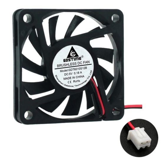 送料無料！　5Vファン　6cm×6cm×1cm　新品未使用　ブラシレスモーター　静音タイプ 6010