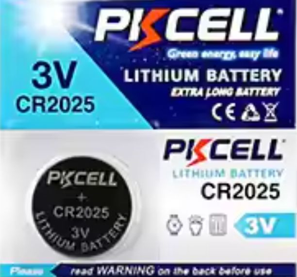 送料無料！　即決　１９０円　CR2025 リチウムコイン電池　ボタン電池