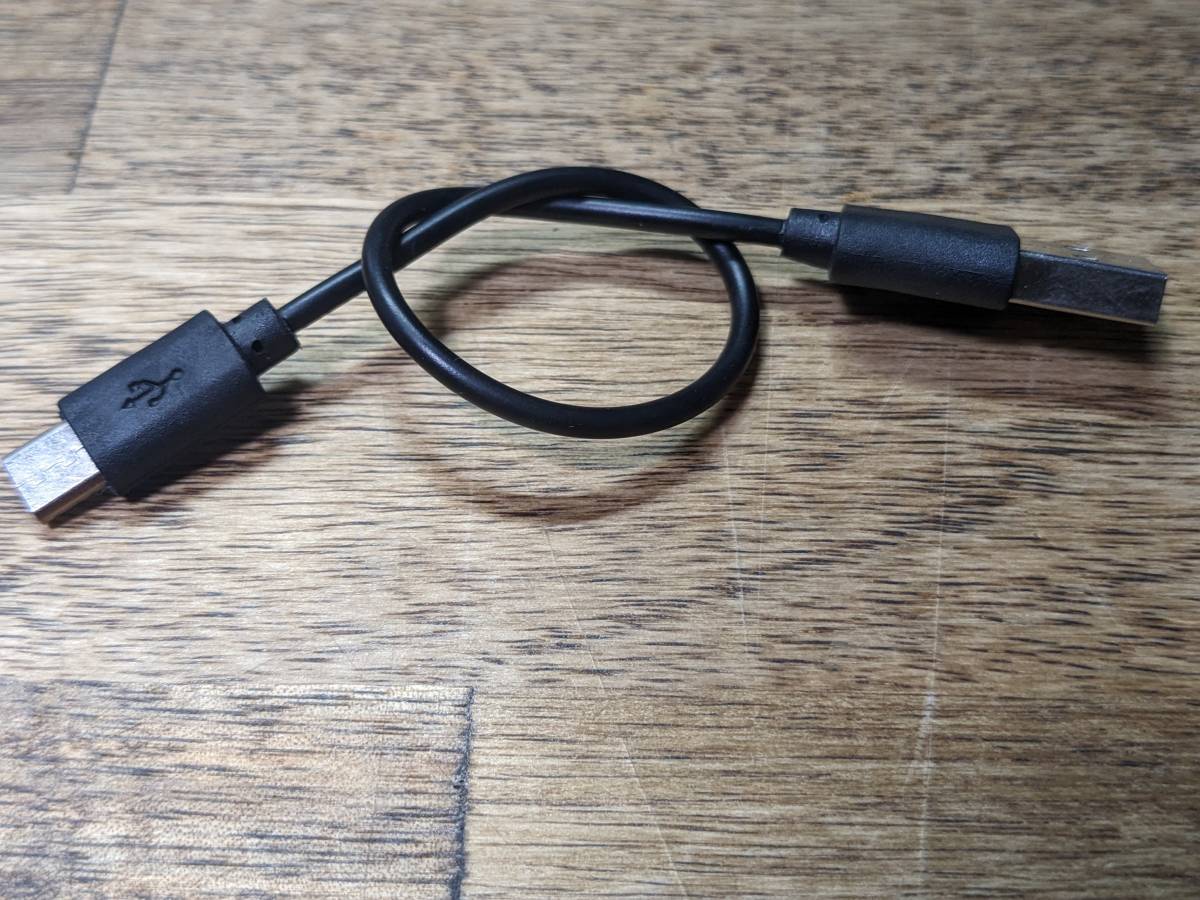 送料無料！　microUSBケーブル　20cm　 マイクロUSB　充電用ケーブル　タイプA　⇔　タイプMicroBケーブル　データ通信可能