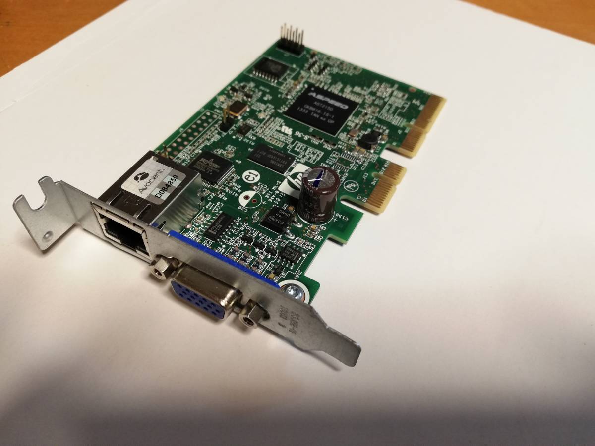 送料無料! HP MicroServer用 リモートアクセスカード(615097-001) / Mangement Card / Remote Access Card / LAN / DISPLAY / VIDEO