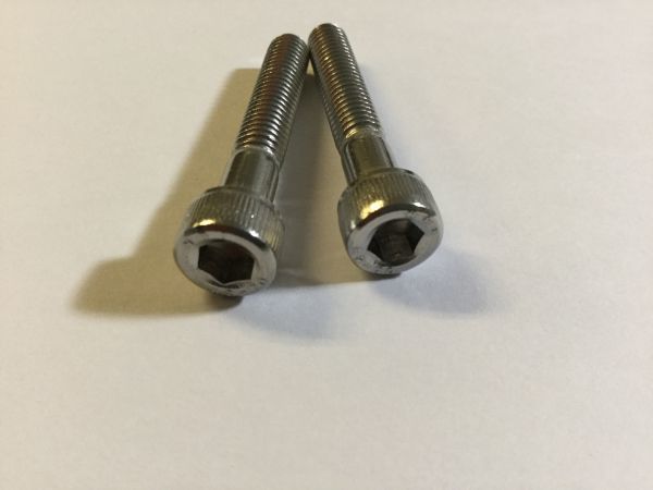 送料無料！　新品未使用　M6ネジ　50mm 2本セット 6角　ステンレスボルト　自転車用 ステム用　ロードバイク　クロスバイク　六角ネジ