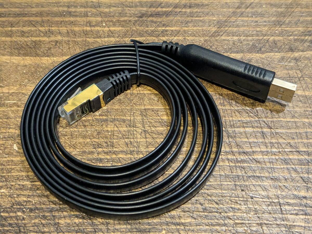 送料無料！ RJ45-USBコンソールケーブル　Juniper、Panasonic（PN72001互換） Ciscoルータ等に最適！　シリアルケーブル