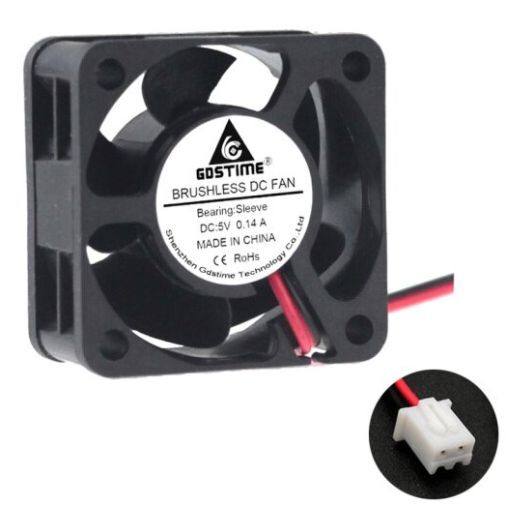 送料無料! 5V 4cm x 4cm x 2cm(厚さ) 冷却ファン 新品未使用