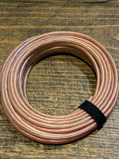 送料無料！　新品未使用　スピーカーコード１０ｍ　１６ゲージ　ＡＷＧ１６（1.31ｍ㎡）