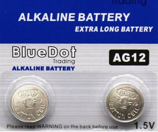 送料無料！　即決２個１９０円　LR43(SR43互換)　アルカリコイン電池　ボタン電池　AG12／386／LR43同等品
