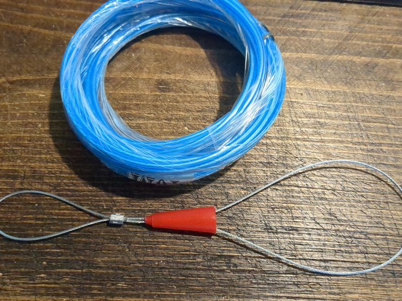 送料無料！　通線ワイヤーセット　よりもどしジョイントワイヤー ロープ通し器 ケーブル通し 入線　呼線　