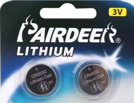 送料無料！　即決　２個セット　199円　CR2032 リチウムコイン電池　ボタン電池