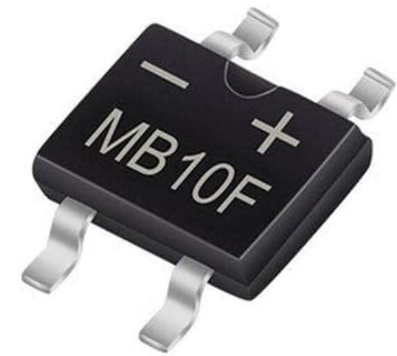 送料無料！ ブリッジダイオード５個セット　1000V 1A SOP-4 Diode Bridge Rectifier SMD　ダイオードブリッジ
