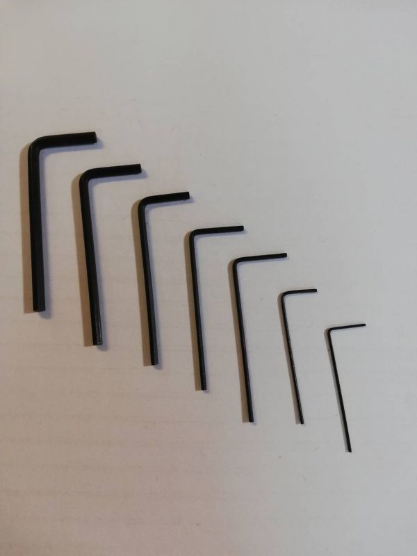 【送料無料】精密六角 レンチ7本セット 各種機器のメンテナンスに。3mm~0.7mmの精密7本セットとなります