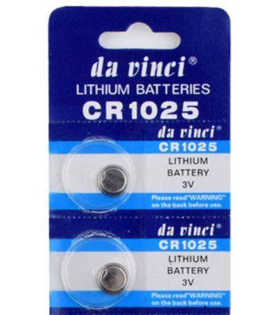 送料無料！　２個248円　CR1025 3V リチウムコイン電池　腕時計用　ボタン電池