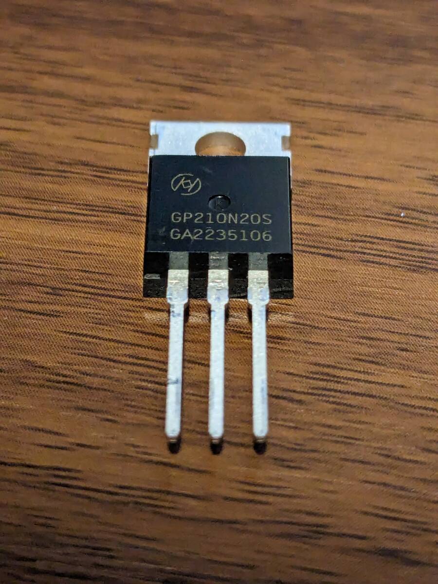 送料無料! MosFET GP210N20S データシート付き 200V N-Ch Power MOSFET グリッドタイインバーター用 HGP210N20S Hunteck社製