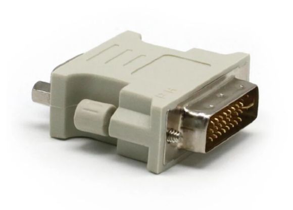 送料無料! デジタルDVI-I オス → D-sub15ピン DVI-I 24+5ピン(通称29ピン) アナログ VGA 変換アダプタ